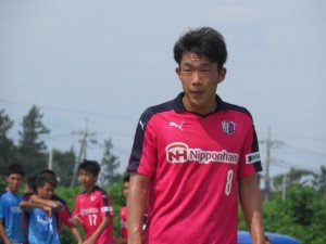 セレッソのエースナンバー8番を背負ったMF丸岡