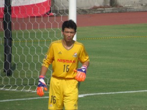 横浜FマリノスユースのGK上田